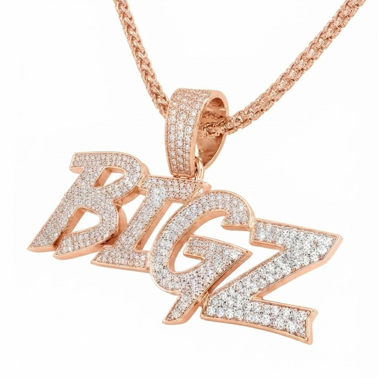 Custom Name Diamond Pendant