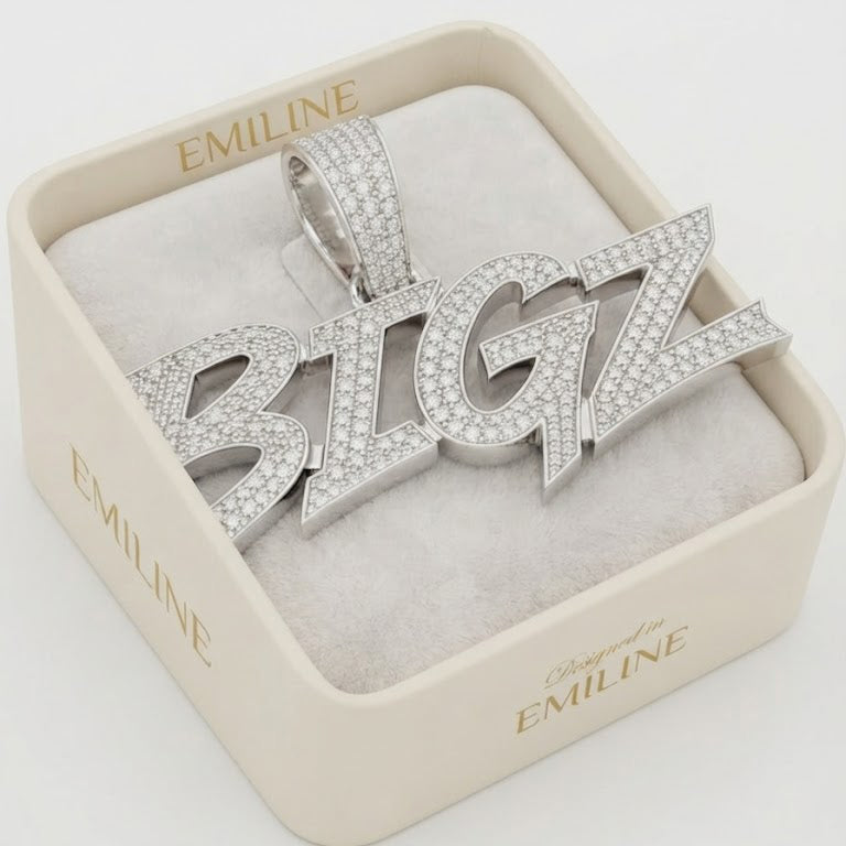 Custom Name Diamond Pendant