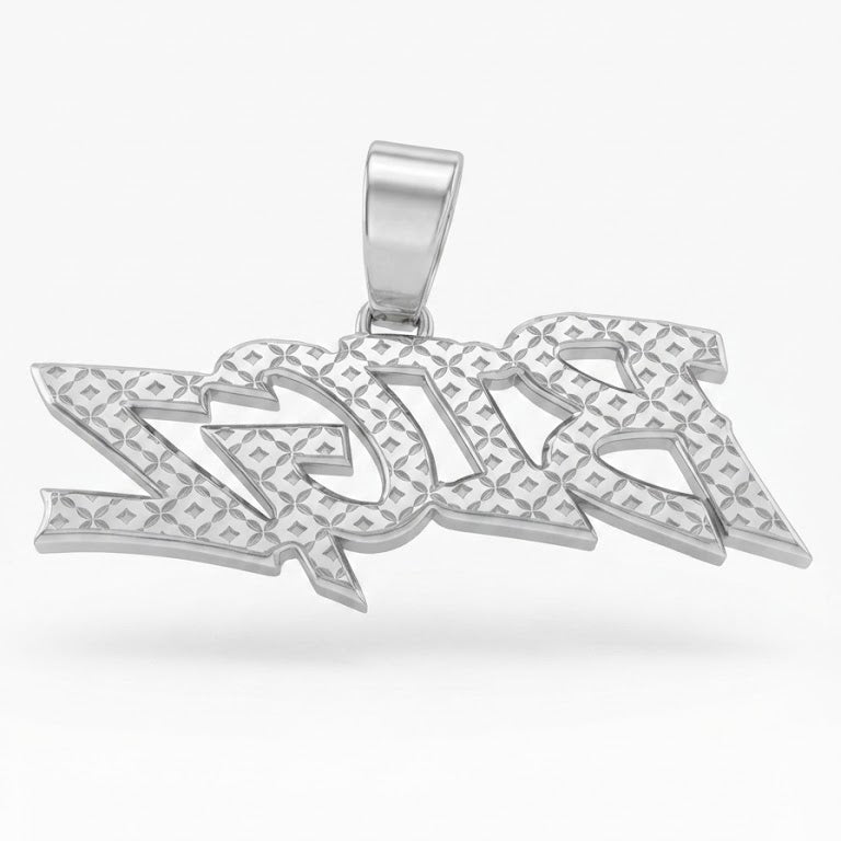 Custom Name Diamond Pendant