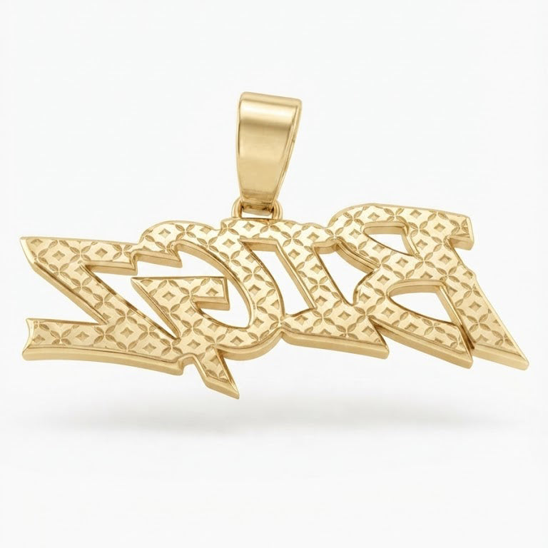 Custom Name Diamond Pendant
