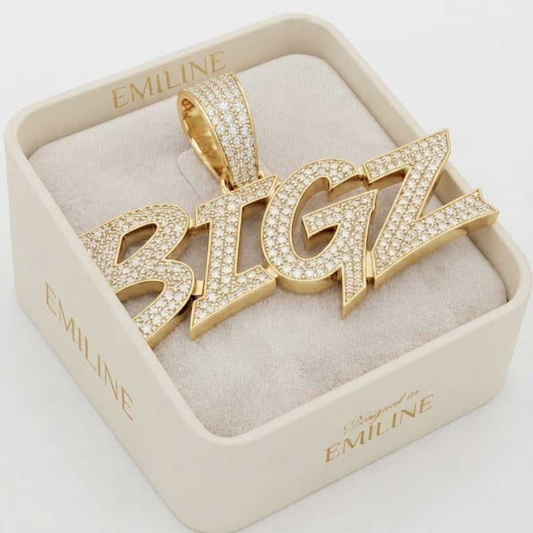 Custom Name Diamond Pendant