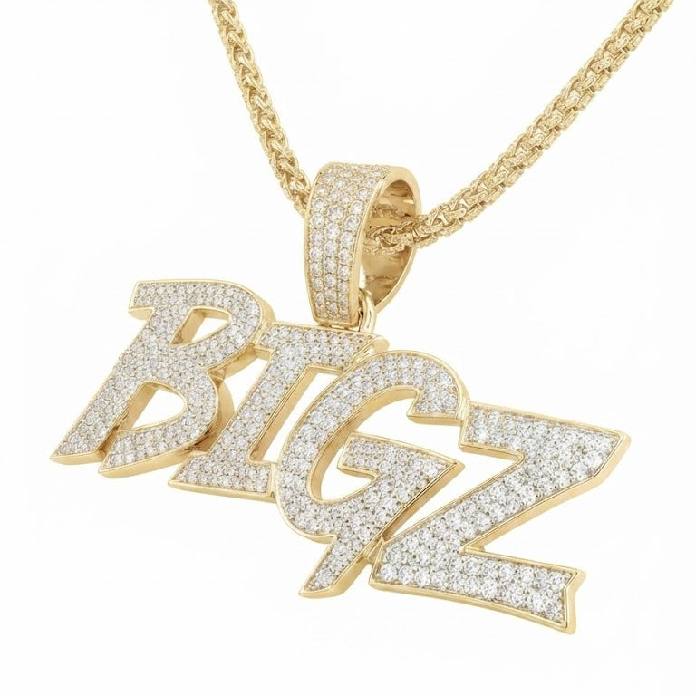 Custom Name Diamond Pendant