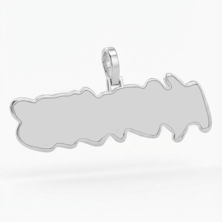 MADNESS Graffiti Letter Diamond Pendant