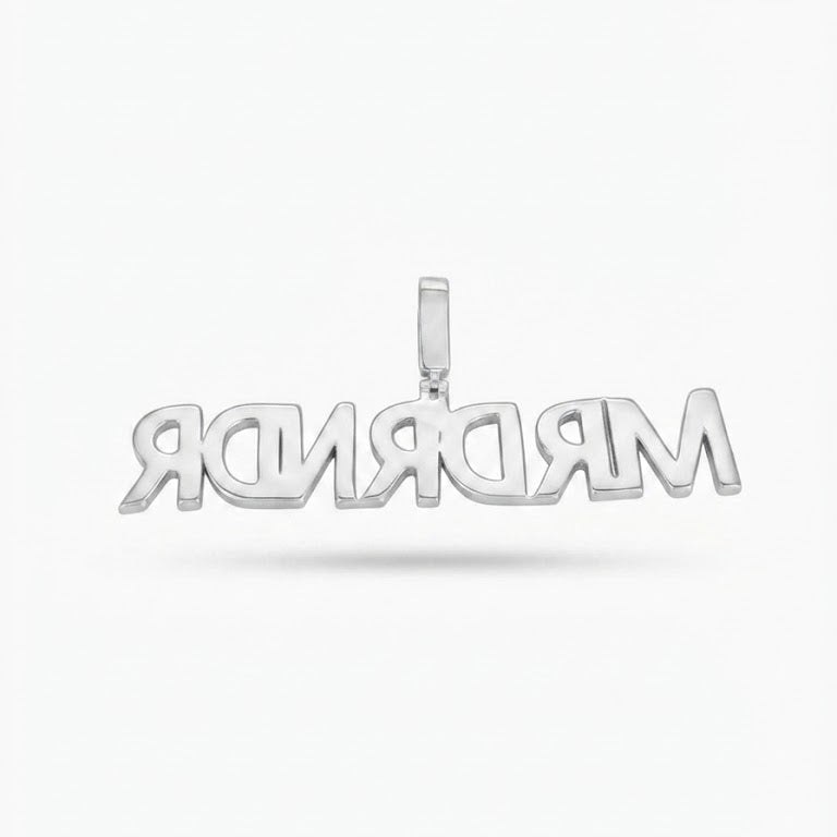 Custom Name Letter Diamond Pendant