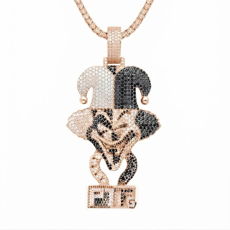 Jester Face BIG Pendant