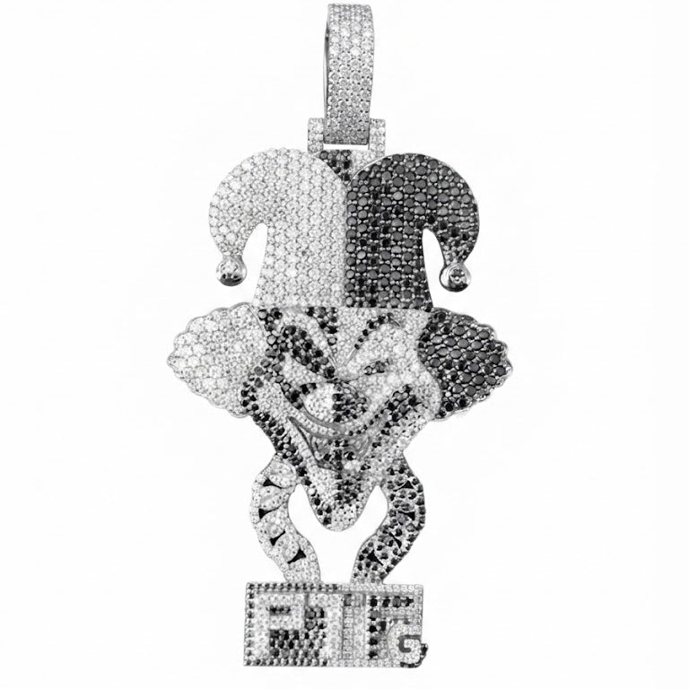 Jester Face BIG Pendant