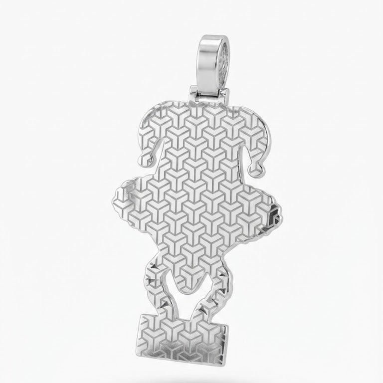 Jester Face BIG Pendant