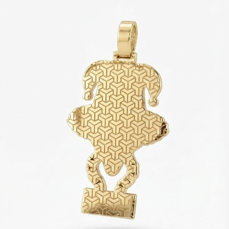 Jester Face BIG Pendant