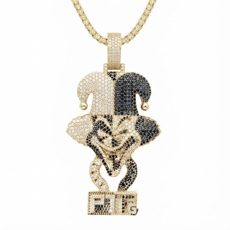 Jester Face BIG Pendant