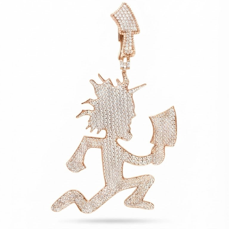 Running Cartoon Figure Pendant