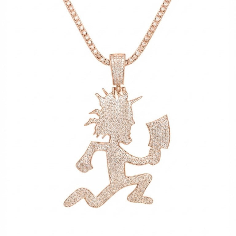Running Cartoon Figure Pendant