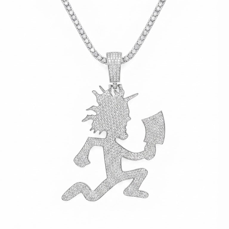 Running Cartoon Figure Pendant
