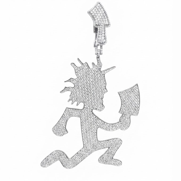 Running Cartoon Figure Pendant