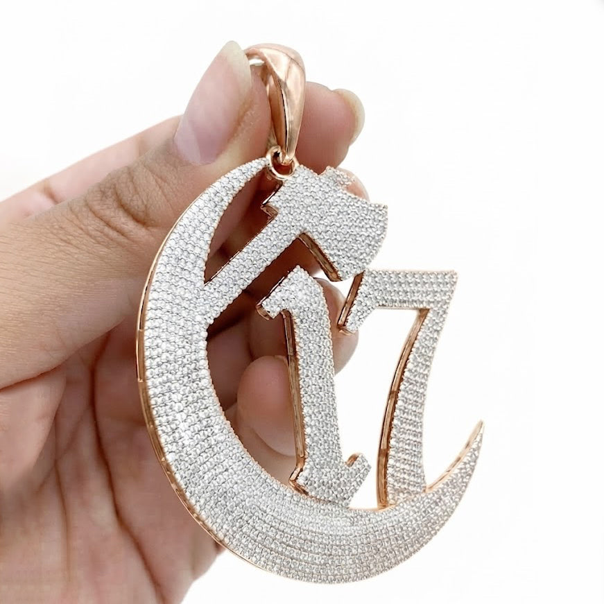 17 Crescent Moon Pendant