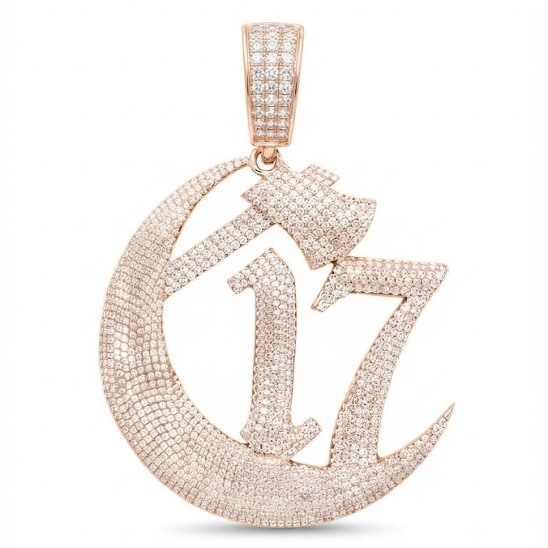 17 Crescent Moon Pendant