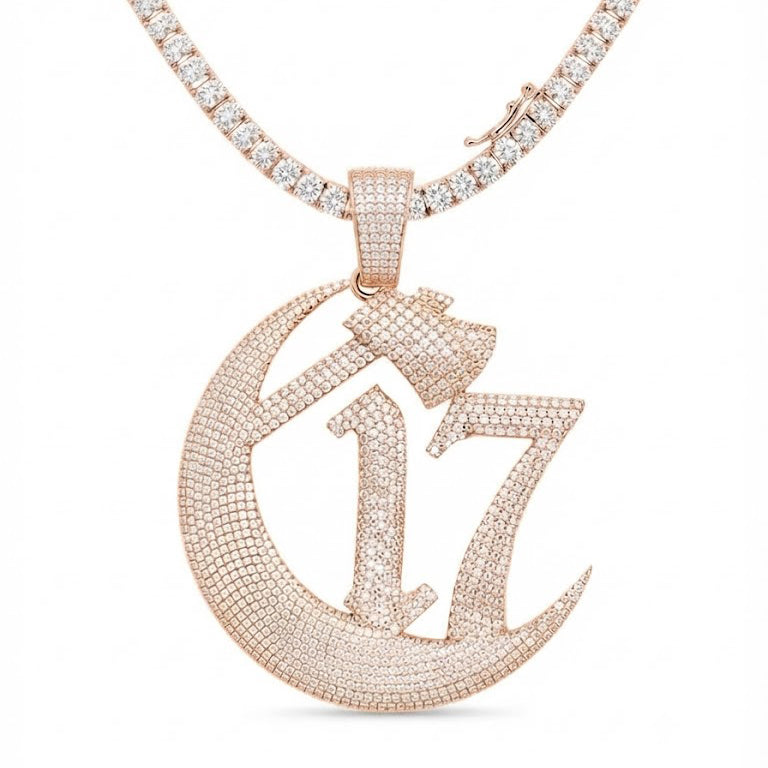17 Crescent Moon Pendant