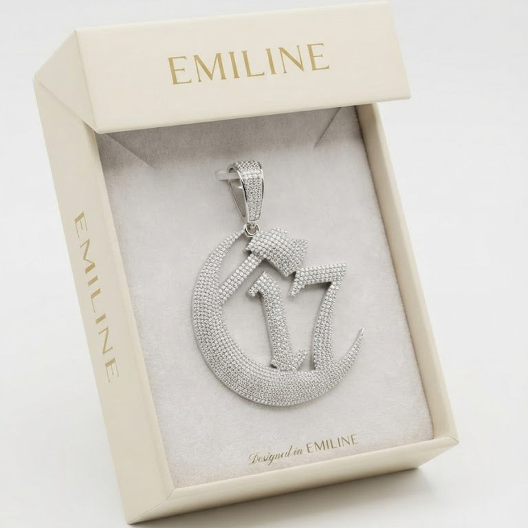 17 Crescent Moon Pendant