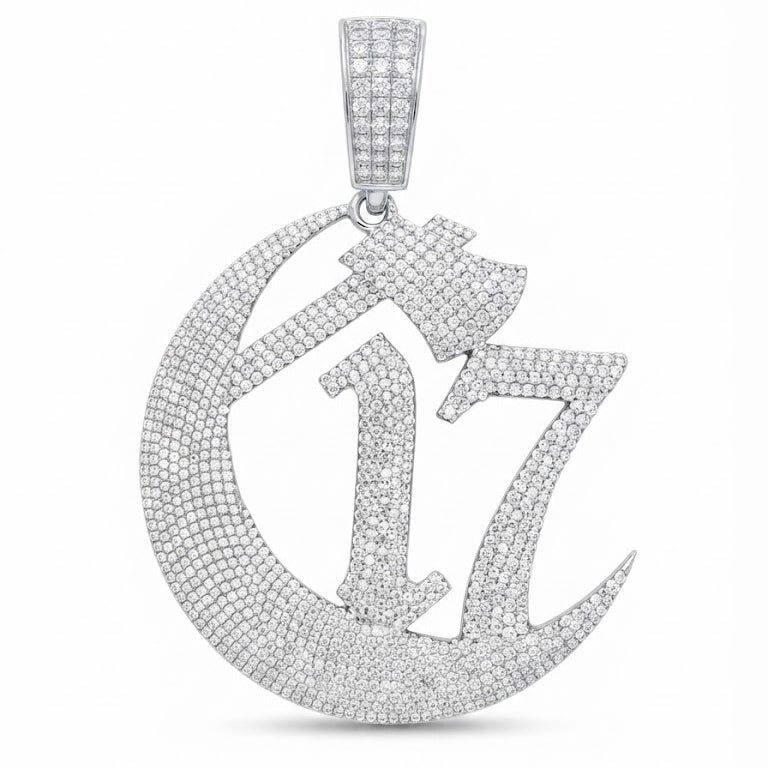 17 Crescent Moon Pendant