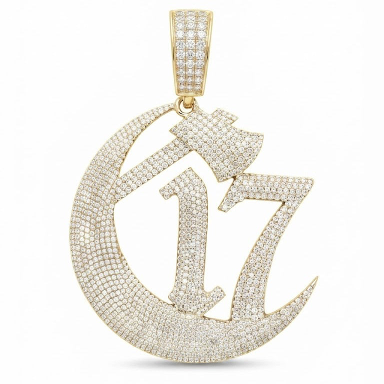 17 Crescent Moon Pendant