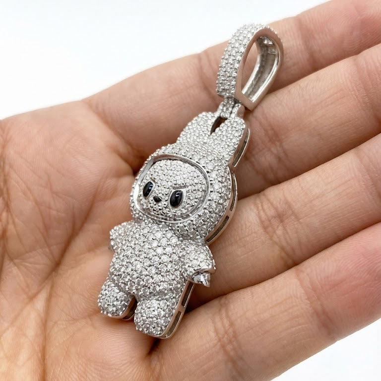 Labubu Character Diamond Pendant