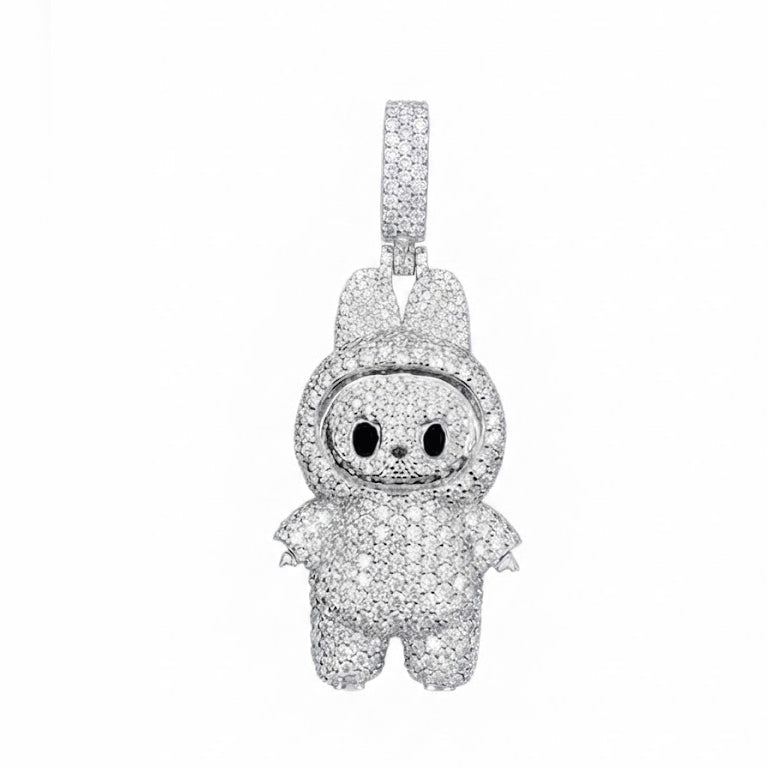 Labubu Character Diamond Pendant