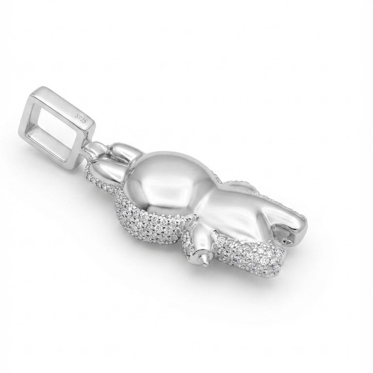 Labubu Character Diamond Pendant