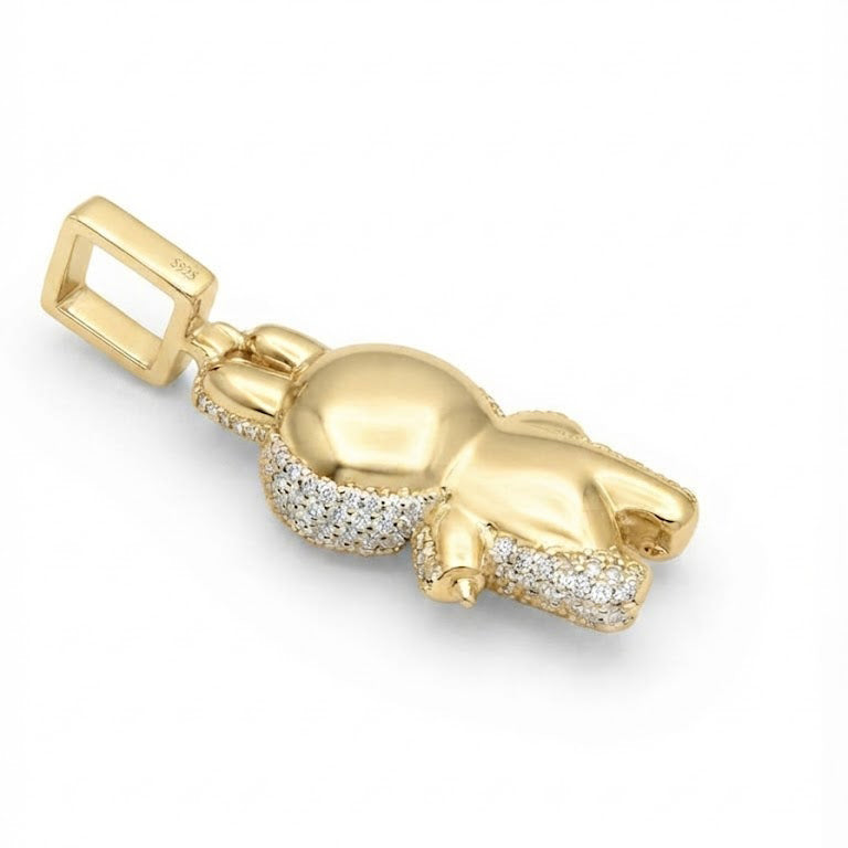 Labubu Character Diamond Pendant
