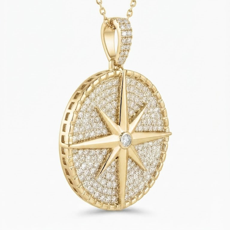 Compass Star Pendant