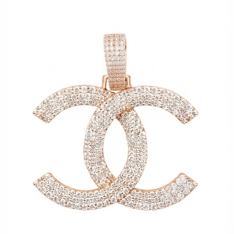 Double C Interlocking Pendant