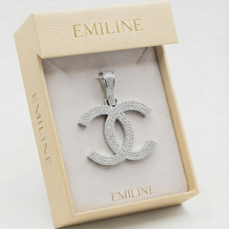 Double C Interlocking Pendant