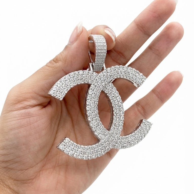 Double C Interlocking Pendant