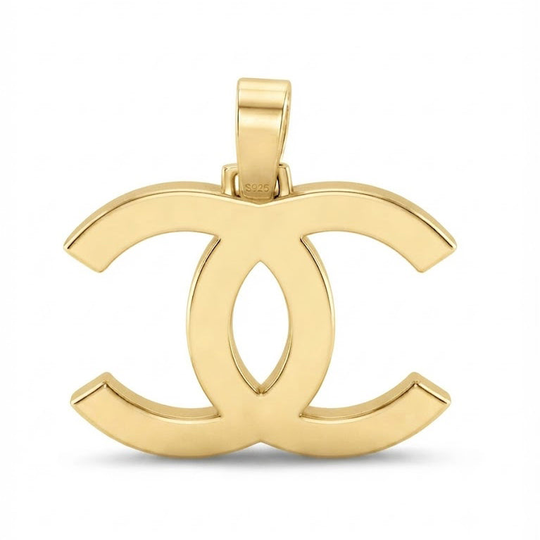 Double C Interlocking Pendant