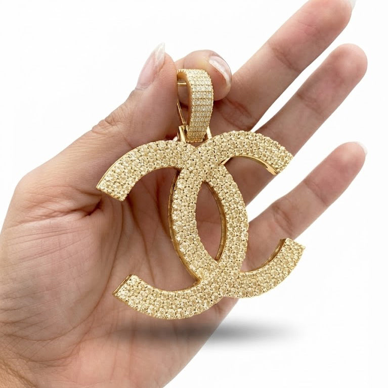 Double C Interlocking Pendant