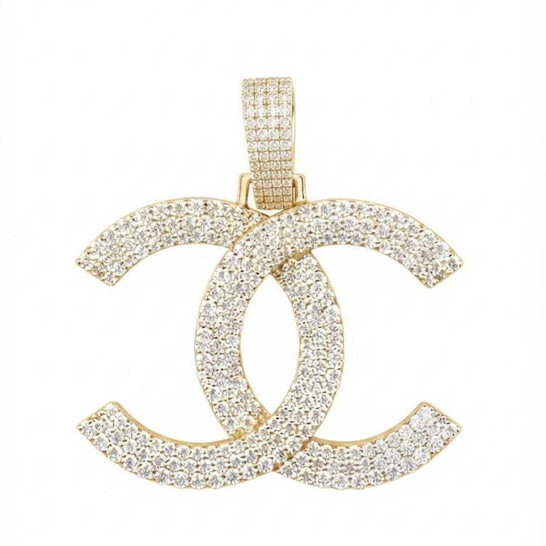 Double C Interlocking Pendant