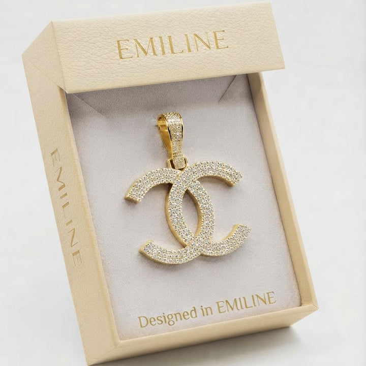 Double C Interlocking Pendant