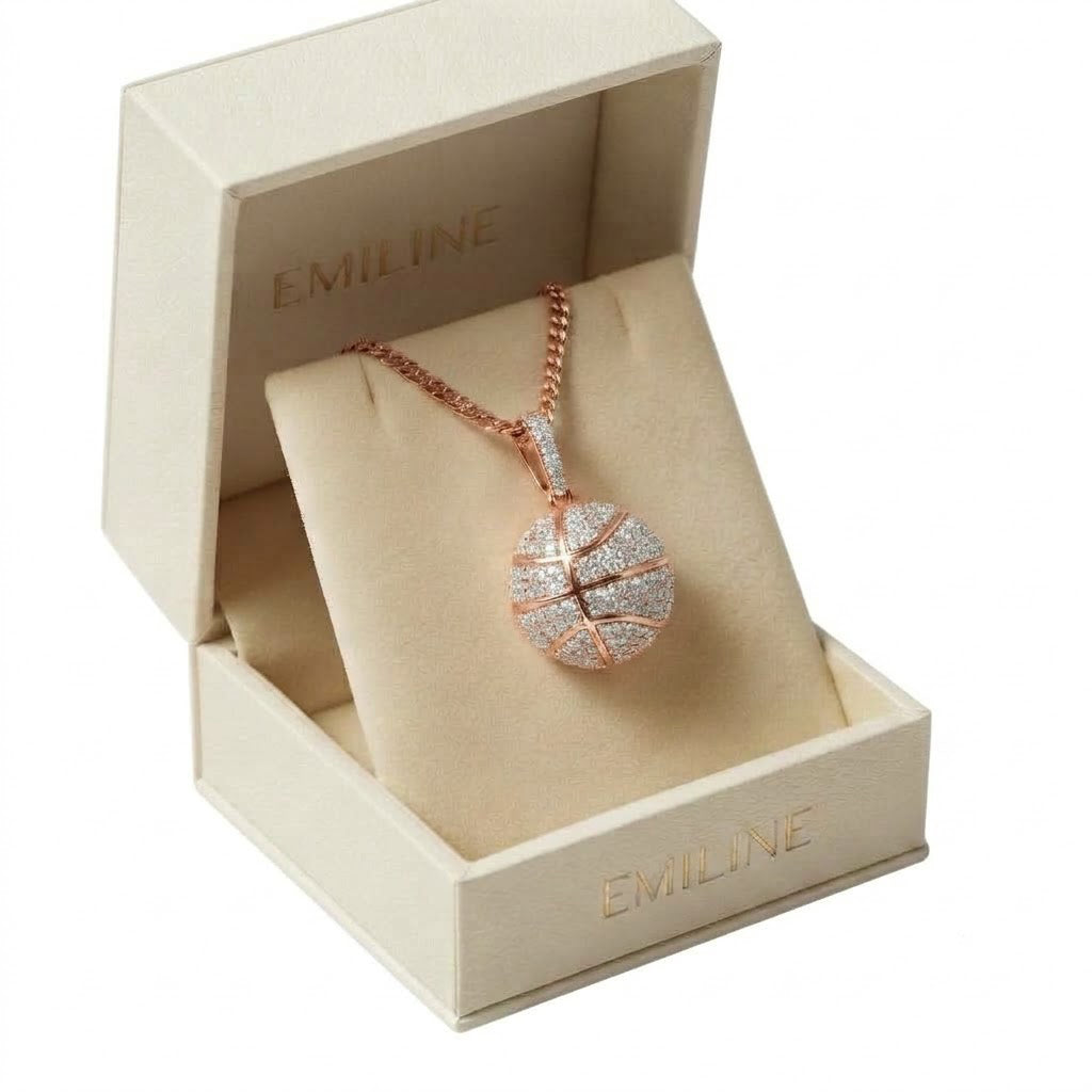 Pavé Round Ball Pendant