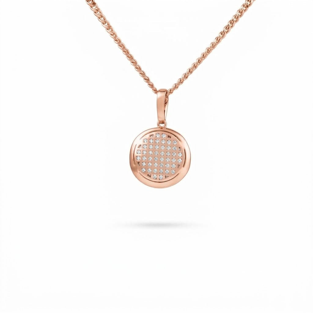Pavé Round Ball Pendant