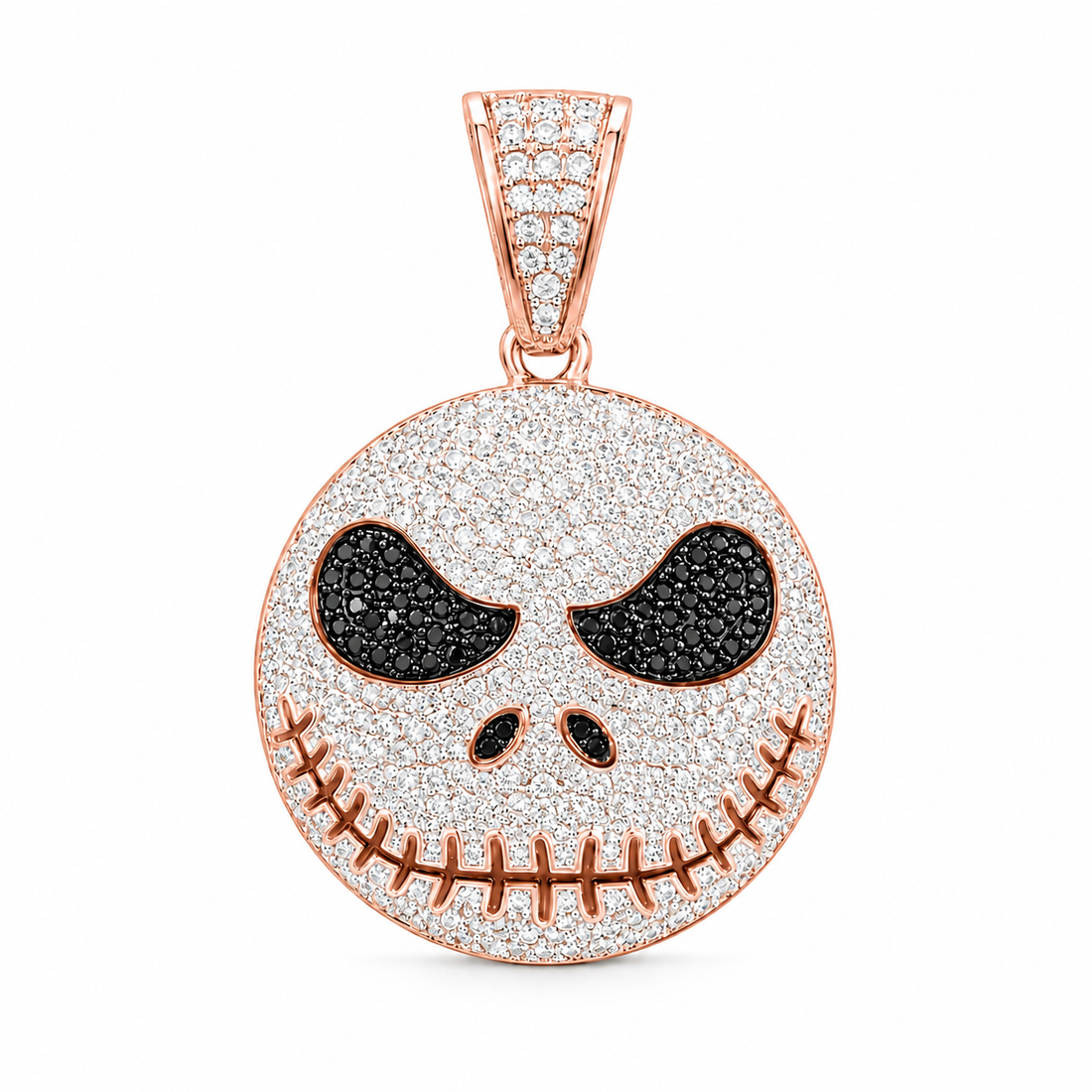 Stitched Face Diamond Pendant
