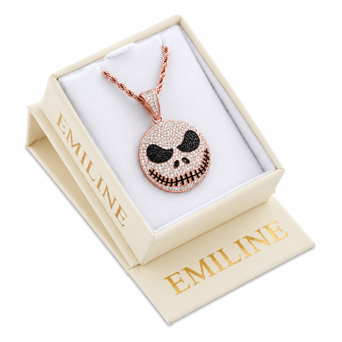 Stitched Face Diamond Pendant