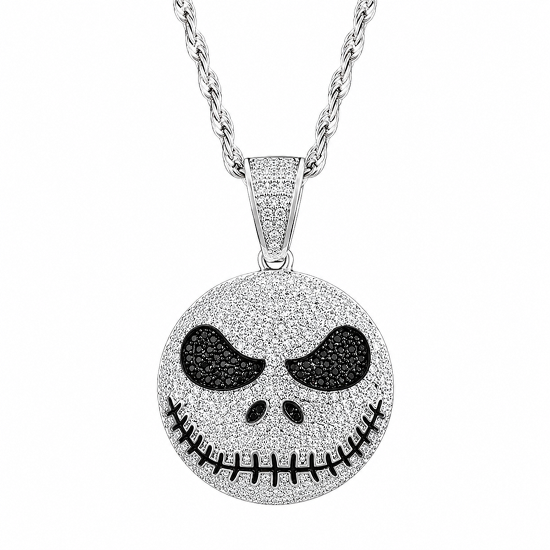 Stitched Face Diamond Pendant