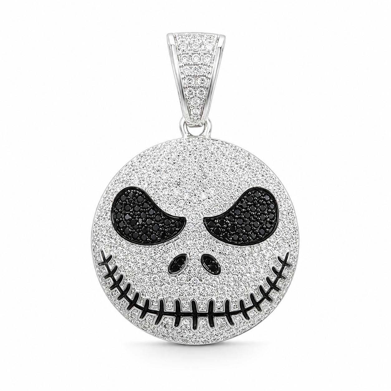 Stitched Face Diamond Pendant