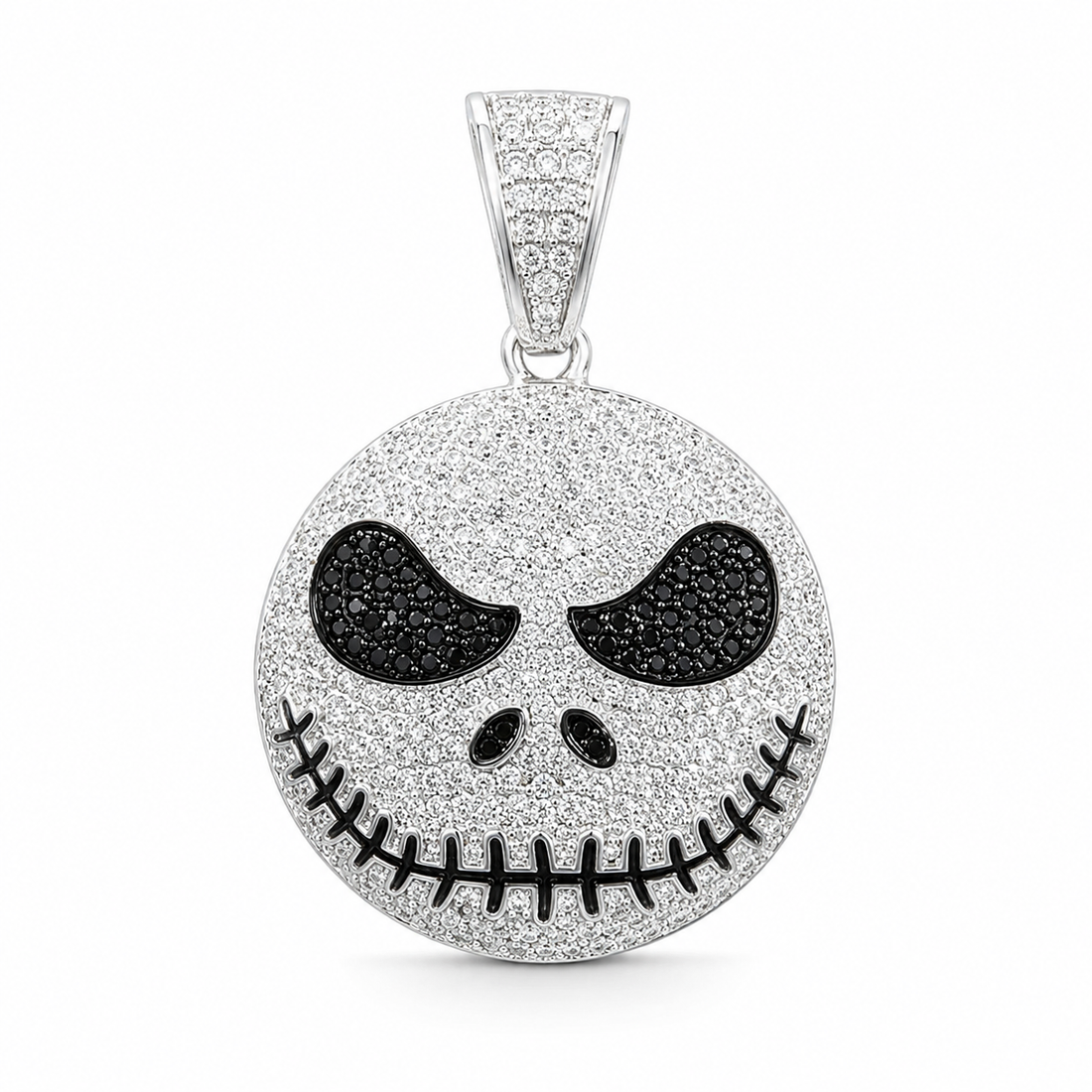 Stitched Face Diamond Pendant