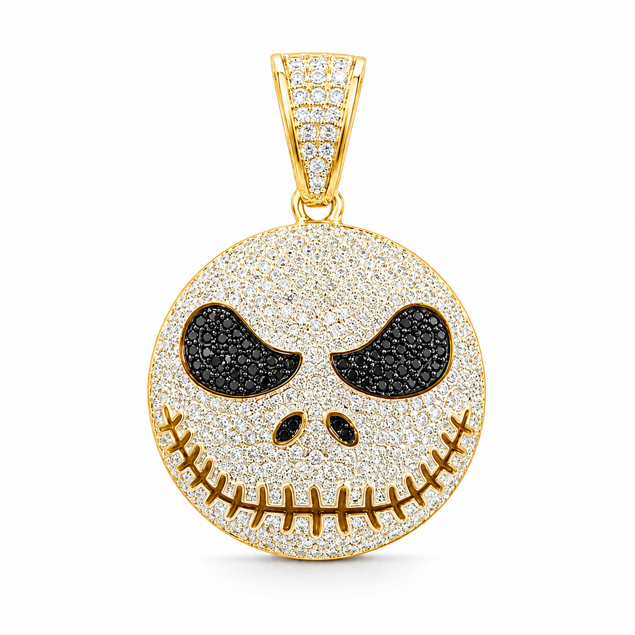 Stitched Face Diamond Pendant