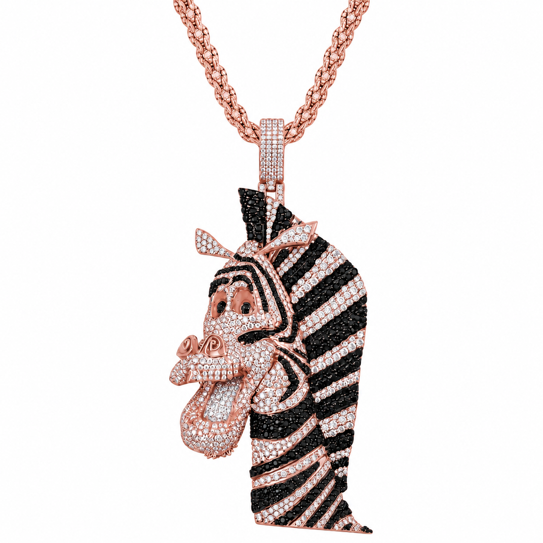 Egyptian Pharaoh Head Diamond Pendant