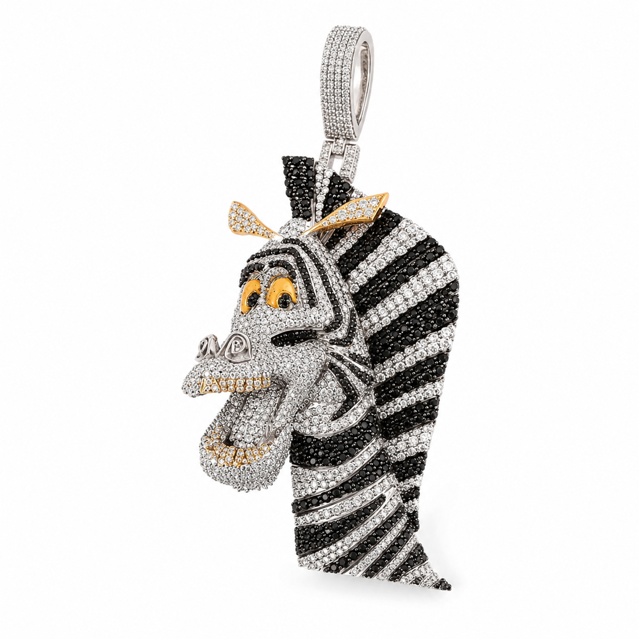 Egyptian Pharaoh Head Diamond Pendant