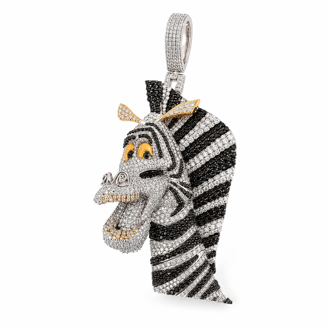 Egyptian Pharaoh Head Diamond Pendant