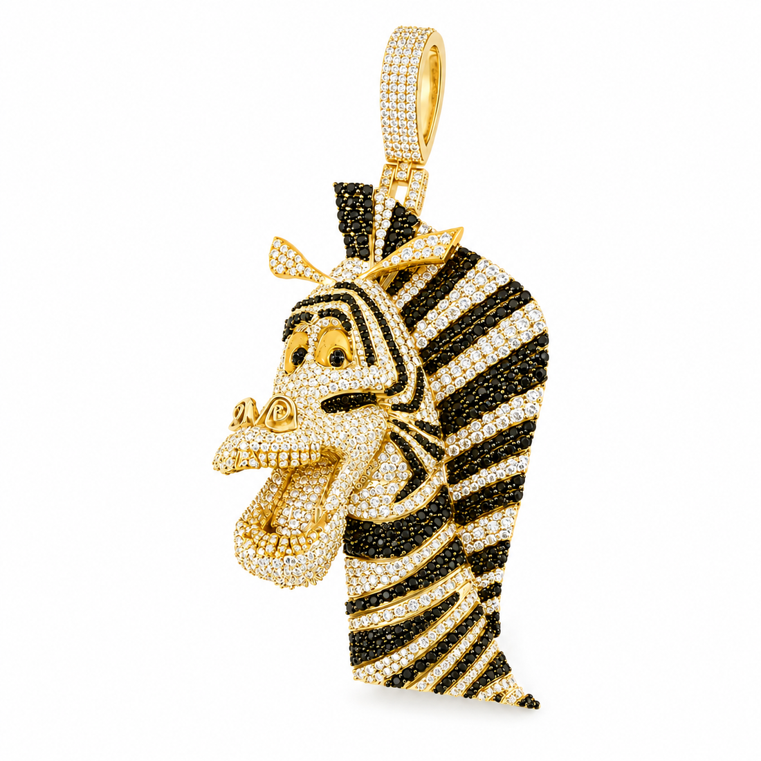 Egyptian Pharaoh Head Diamond Pendant