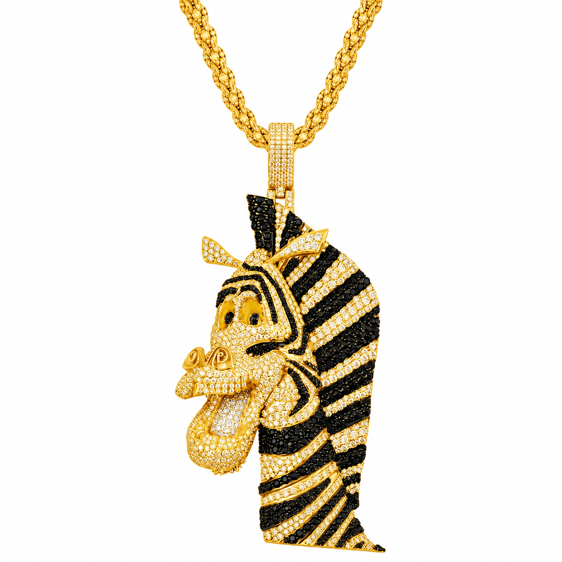 Egyptian Pharaoh Head Diamond Pendant