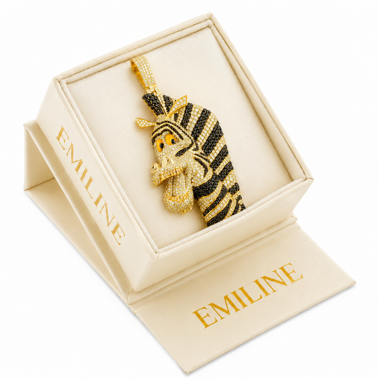 Egyptian Pharaoh Head Diamond Pendant