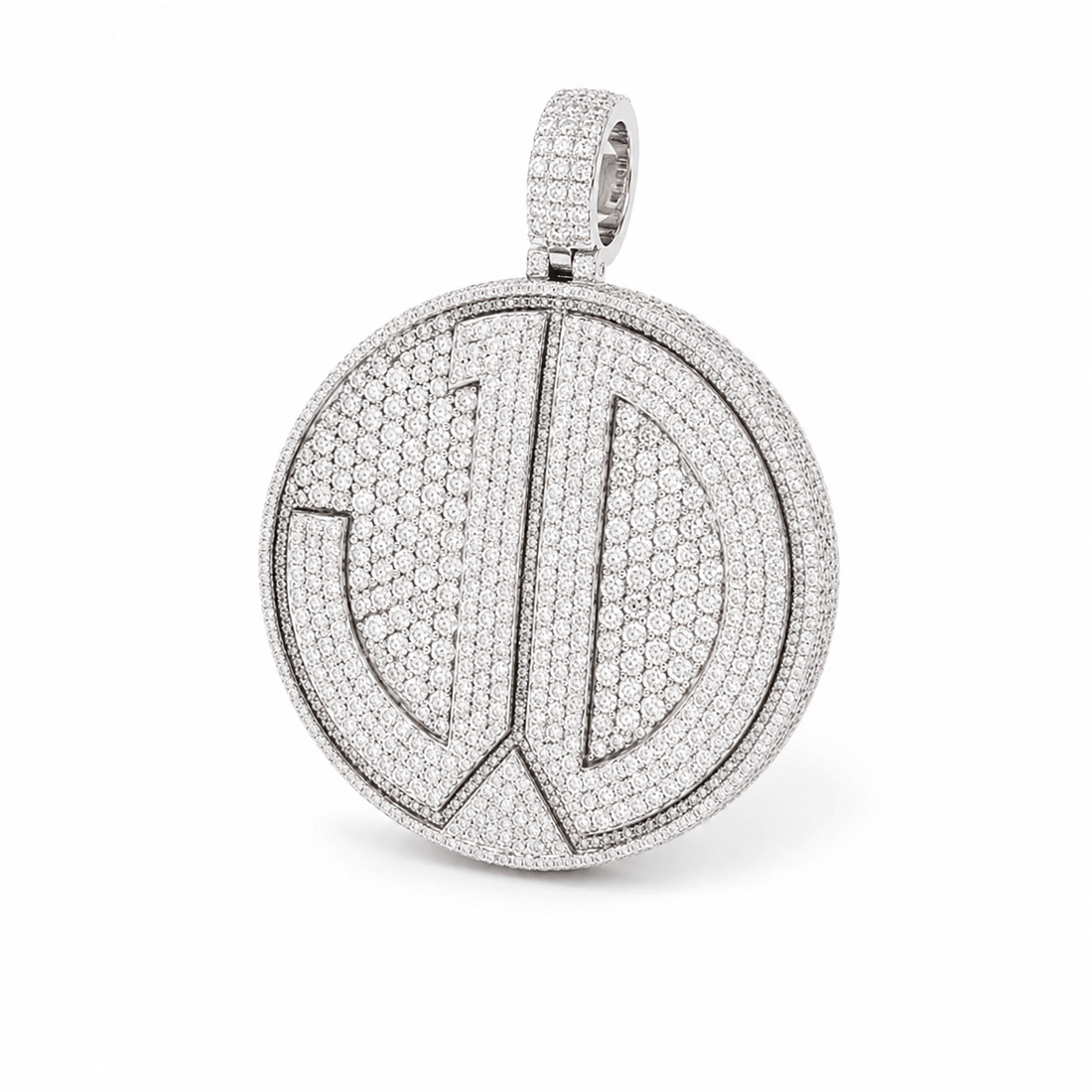 Peace Sign Custom Diamond Pendant